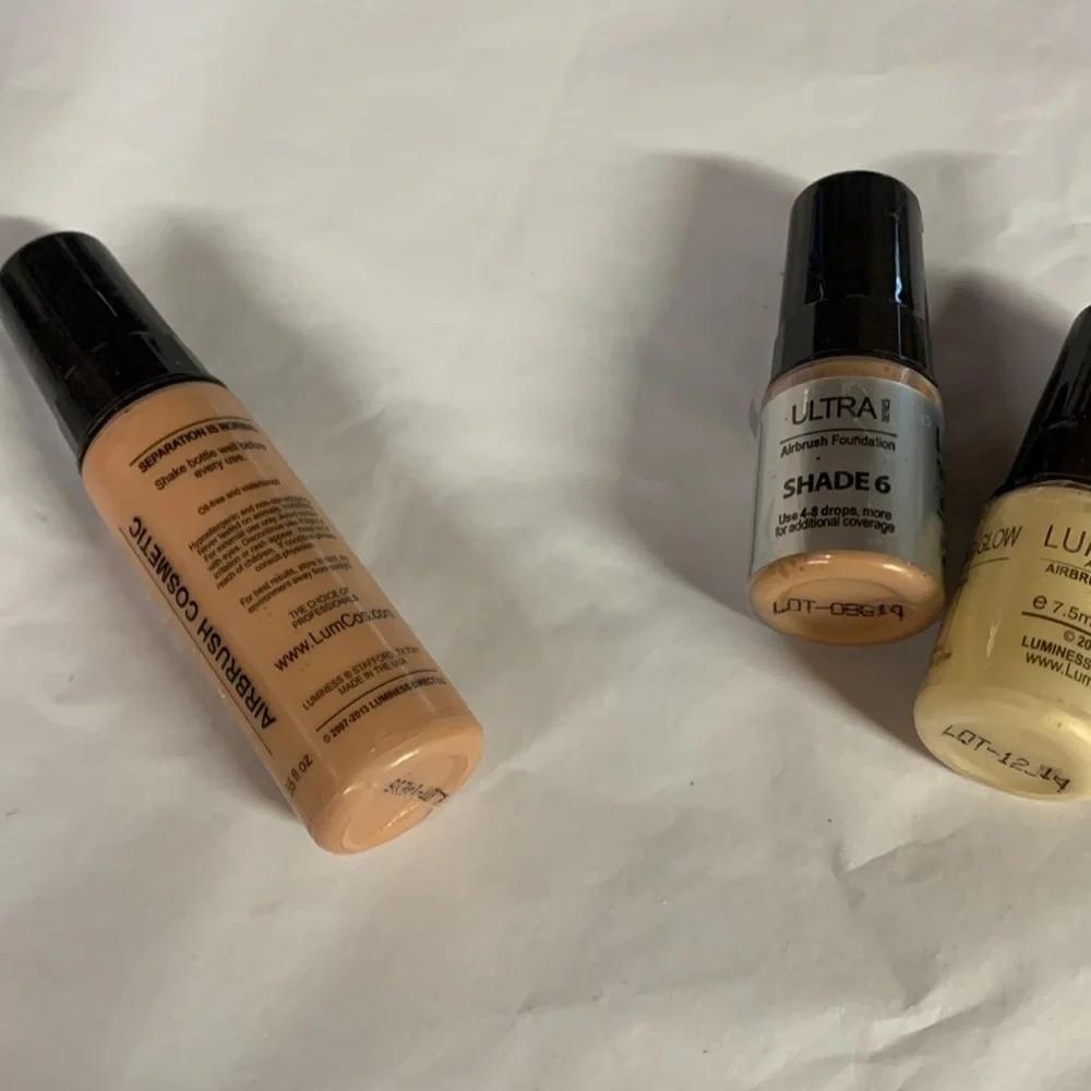 Luminess Air Ultra Airbrush Foundation  shade 5 ,6 , brightening glow sealed x3